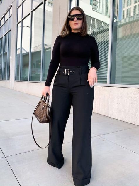 Outfits, Wide Legged Pants Outfit, High Waist Wide Leg Pants, High Waisted Wide Leg Pants, High Waisted Pants Work, Wide Leg Pants Outfit Work, Wide Leg Pants Outfits, Wide Leg Pants Outfit, Trouser Pants Outfits