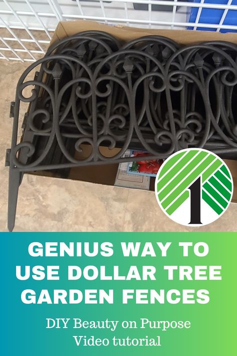 GENIUS Ways to use Dollar Tree Garden Fences. Spring Decor Ideas Metal Yard Art, Yard Art, Lindo, Adorable, Seahorse, Zoe, Handmade, Tree, Hobbies