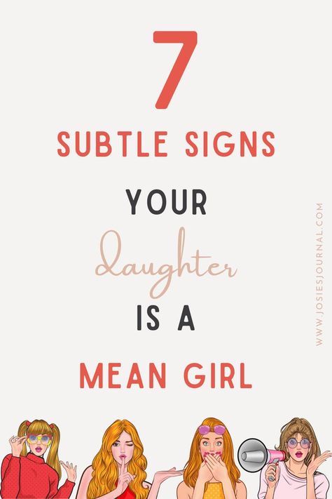 what to do if your daughter is a mean girl Parents, Raising, Funny Quotes, Mean Girls, Daughters, Parenting Tween, Behavior, Teenage Daughter Humor