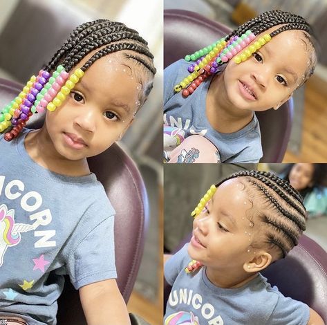 Check out these 50 cute kids braided hairstyles with beads your little girls will love. Kids Braids With Beads, Braids For Kids, Girls Hairstyles Braids, Kids Braided Hairstyles, Toddler Braided Hairstyles