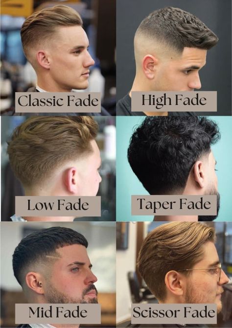 Best Fade Haircuts: Cool Types of Fades For Men in 2023 Faded Haircut, Haircut Ideas Trendy, Low Taper Fade Haircut, Boys Fade Haircut, Men Fade Haircut Short, Mid Fade Haircut, Drop Fade Haircut, Men Hair Highlights, Best Fade Haircuts