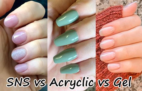 Gel Vs Acrylic, Gel Vs Acrylic Nails, What Are Acrylic Nails, Dip Gel Nails, Remove Gel Polish, Dip Manicure, Sns Dip Nails, Gel Manicure, Acrylic Dip Nails