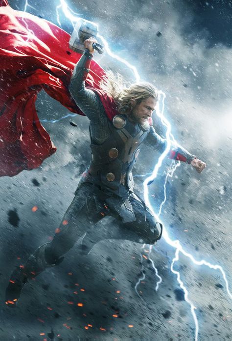 Thor: The Dark World [Hi-Res Textless Poster] Chris Hemsworth, Avengers, Marvel Films, Films, Thor, The Avengers, Marvel, Marvel Comics, Thor Marvel Movie