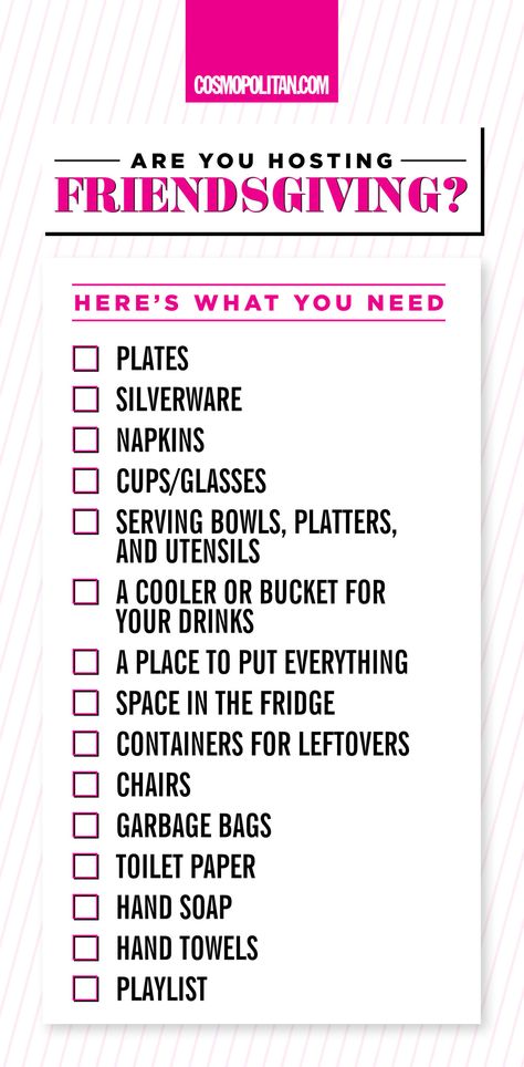 FRIENDSGIVING CHECKLIST: Be prepared to earn your title as the best hostess EVER with this Friendsgiving checklist. Spend your time enjoying the turkey and wine with your besties rather than stressing over having enough food and getting everything done in time! Pin this checklist and then use it while grocery shopping and stocking up on everything you'll need! Thanksgiving, Wines, Hosting Friendsgiving, Hosting Thanksgiving, Friendsgiving Food List, Thanksgiving Checklist, Hostess, Friendsgiving Potluck, Friendsgiving Dinner