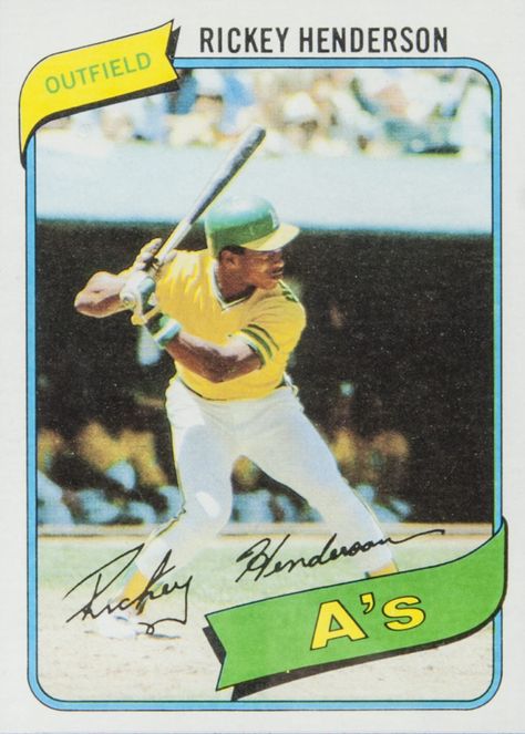 Best of the Boom: the 10 Most Valuable 1980s Baseball Cards - Wax Pack Gods Baseball, Rickey Henderson, Cal Ripken Jr., Old Baseball Cards, Henderson, Baseball Trading Cards, Vintage Baseball, Vintage Sports, Sports Baseball