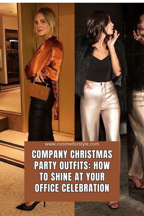 Discover the best Company Christmas Party Outfits to make a lasting impression at your office celebration. Elevate your style this holiday season! Party Outfits, Company Christmas Party Outfit, Christmas Party Outfits Casual, Work Christmas Party Outfits, Christmas Party Outfit Casual, Christmas Party Outfit Work, Corporate Christmas Party Outfit, Office Christmas Party Outfit Casual, Christmas Party Outfit