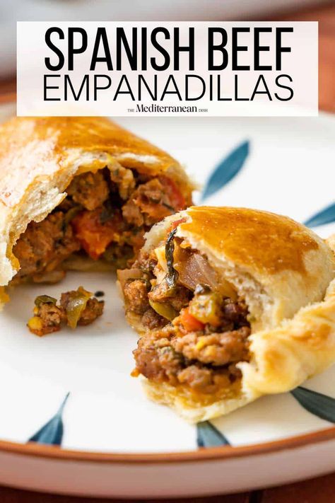 Mexican Food Recipes, Dips, Beef Recipes, Sandwiches, Apps, Pie, Spanish Empanadas Recipe, Beef Empanadas, Beef Empanadas Recipe