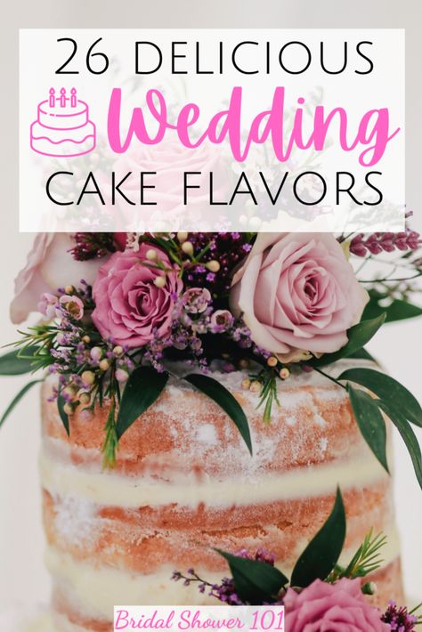 wedding cake flavors Dessert, Decoration, Wedding Cake Fillings, Wedding Cake Slice, Wedding Cake Cupcakes, Wedding Cakes With Cupcakes, Wedding Cake Ingredients, Wedding Cake Flavors, Wedding Cake Icing