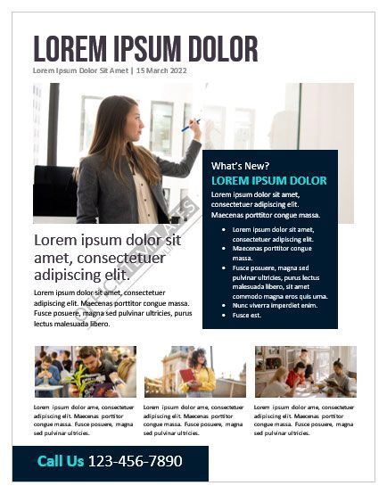 Educational Newsletter Template for MS Word Education, Lorem Ipsum, Marketing Approach, Marketing Strategy, Newsletter Format, Effective Marketing Strategies, Newsletter Design, Newsletters, Newsletter Templates