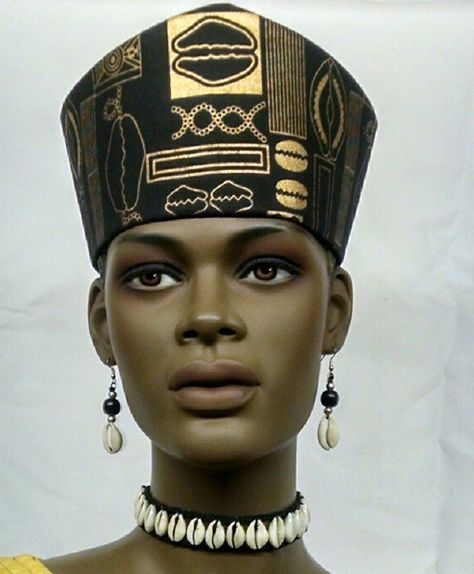 Africa hats and Crown for Women Couture, Africa, African Crown, African Hats, African Head Wraps, African Head Dress, African Jewelry, African Style Accessories, African Clothing