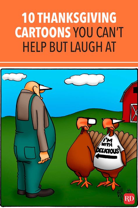In between stuffing your face with turkey, mashed potatoes, and pumpkin pie take a minute or two to laugh at these hilarious Thanksgiving cartoons. #thanksgiving #Cartoons #humor #jokes #funny #haha Humour, English, Posters, Art, Diy, Dance, Thanksgiving Humor Hilarious Laughing, Turkey Jokes Humor Thanksgiving, Funny Thanksgiving Memes