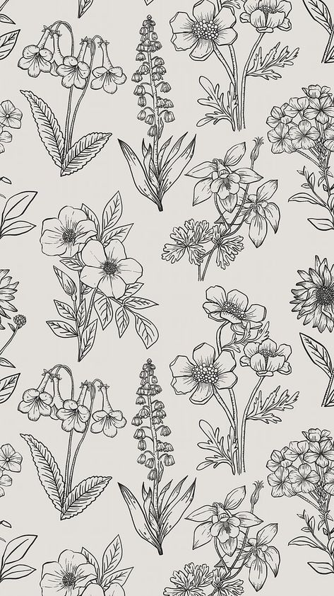 Sunflower iPhone wallpaper, aesthetic spring | Free Vector Illustration - rawpixel Tattoos, Design, Illustrators, Line Art, Draw, Flower Drawing, Beautiful, Drawings, Line Art Flowers