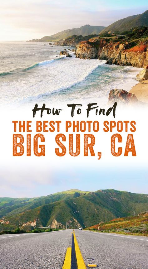 Looking to travel to Big Sur, California? Here's how to find the best views in Big Sur, and the best sunset view that will knock your socks off. #bigsur #travel #travelphotography #views #sunset Travel Destinations, Trips, California Coast Road Trip, Big Sur California, California Travel Road Trips, West Coast Road Trip, California Destinations, California Travel, California Coast