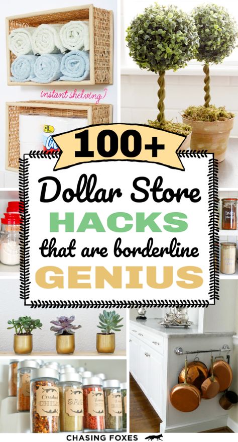 Couple Projects Diy Craft Ideas, Couples Diy Projects, Couple Crafts Together Projects, Dollar Tree Home Decor Ideas, Couples Diy Crafts, Diy Projects For Couples, Dollar Store Diy Organization, Dollar Tree Hacks, 1001 Pallets