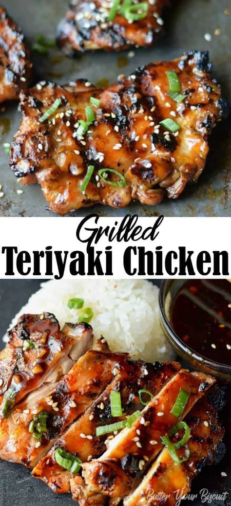 Grilled Chicken Recipes, Grilled Teriyaki Chicken, Chicken Teriyaki Recipe, Chicken Dishes Recipes, Chicken Dishes, Best Chicken Recipes, Grilled Dinner, Chicken Dinner, Chicken Dinner Recipes