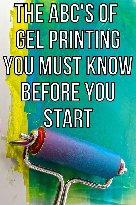 Crafts, Diy, Basic Art Techniques, Gelli Printing Techniques, How To Make Stencils, Gelli Printing, Gelli Printing Art, Resist Printing, Printing Techniques
