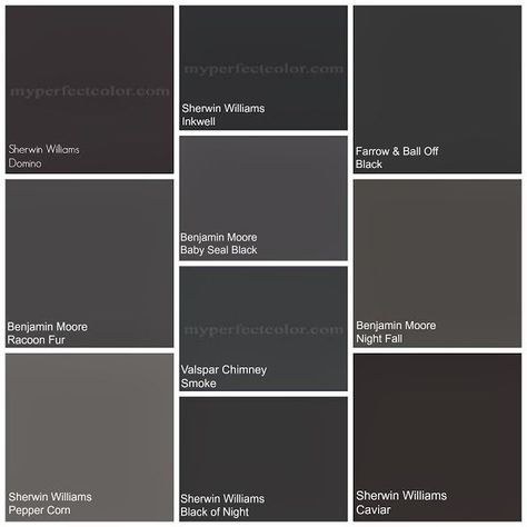 design indulgence: DARK HOUSES Grey Paint Colors, Grey Paint, Grey Exterior, House Paint Exterior Grey, Exterior Gray Paint, Grey Houses, White Trim, Exterior Paint Colors, Paint Colors For Home