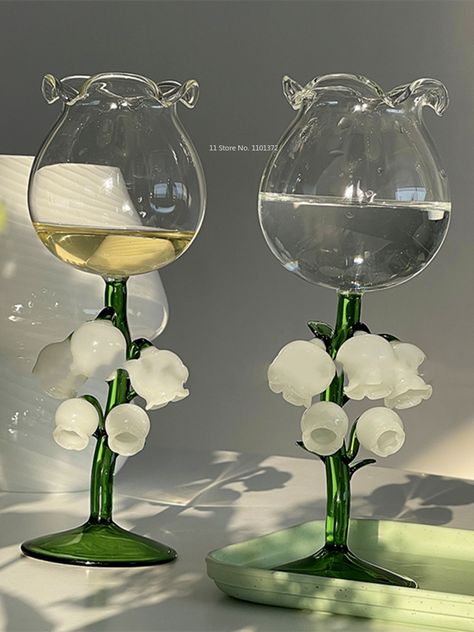 Decoration, Wine Glass, Glass Tea Cups, Unique Glassware, Unique Tea Cups, Glass Decor, Wine Cups, Glass Ceramic, Tea Cup