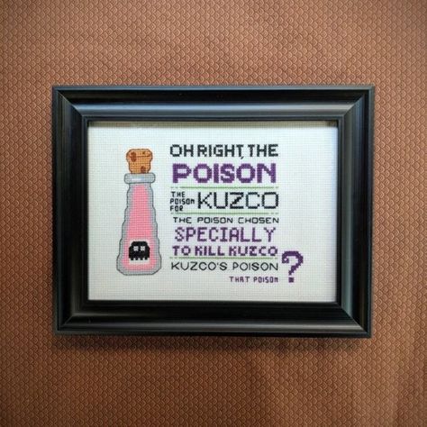 cheshiremouse: “ sturdy-nerdy-stitchery: “ aichu-chu-chu: “ This might be the best cross stitch pattern ever. ” ” I have a need for this one… ” Humour, Patchwork, Fandom, Cross Stitch Patterns, Emperor's New Groove, Snitches Get Stitches, Funny Cross Stitch Patterns, Crossstitch, Stitch Patterns