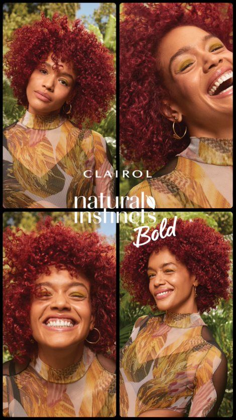 No more choosing when you colorify with Clairol Natural Instincts Bold! Even on the darkest hair, it gives you bold color AND glossy shine, while still being gentle with 0% ammonia! Hair Colours, Make Up, Hair Beauty, Dyed Hair, Pin Up, Clairol Natural, Hair Color For Dark Skin, Hair Colors, Makeup