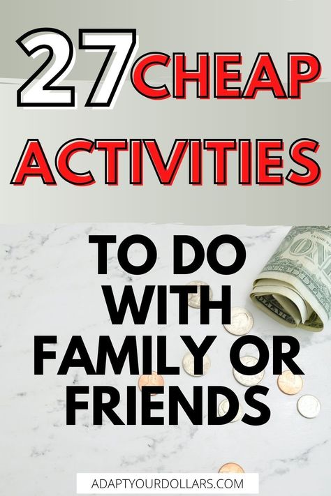 Are you looking for cheap activities to do with friends and family? Here is a list of fun and inexpensive things to do with family and friends at night so you can enjoy life while saving money! #frugalactivities #budgetfriendly #cheapactivities #funactivities #funwithfriends Cheap Family Activities, Inexpensive Family Activities, Family Weekend Activities, Fun Things To Do, Fun Activities To Do, Family Night Activities, Family Fun Night, Weekend Activities, Things To Do At Home