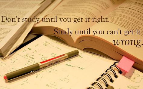 Don't study until you get it right... Teaching, Pre K, Organisation, Study Tips, Helpful Hints, Study Skills, Student Life, Study Techniques, School Hacks