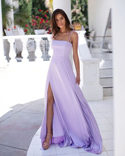 Alamour™ The Label on Instagram: “Simply Stylish collection out now! So many new amazing styles 😍❤️#Alamourthelabel” Wedding Dress, Evening Dresses, Suits, Lavender Satin Prom Dress, Satin Prom Dress, Lavender Prom Dresses, Evening Dresses Elegant, Dresses Elegant Evening, Prom Dresses Long