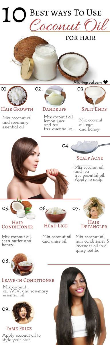 Using coconut oil is a great way to grow your hair longer! Hair Care Tips, Concealer, Make Up, Make Up Tips, Mascara, Scalp Acne, Hair Remedies, Beauty Makeup Tips, Hair Health