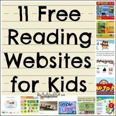 Pre K, Motivation, Reading Websites For Kids, Learning Websites For Kids, Educational Websites For Kids, Online Teaching, Learning Websites, Learning Resources, Homeschool Learning