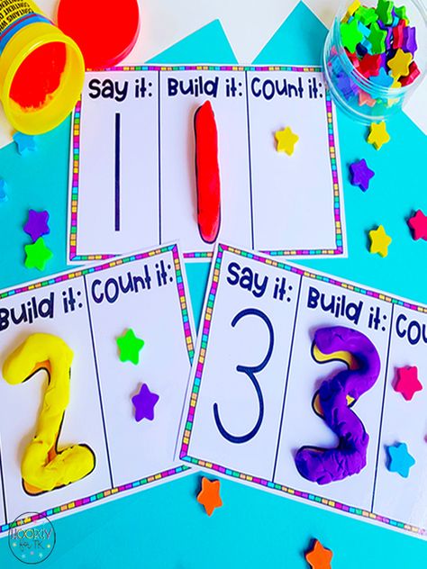 Pre K, Play, Number Recognition Activities Preschool, All About Me Math Activities Preschool, Math Activities For Kindergarten, Math Activities For Preschoolers, Number Practice Kindergarten, Number Recognition Preschool, Number Recognition Activities