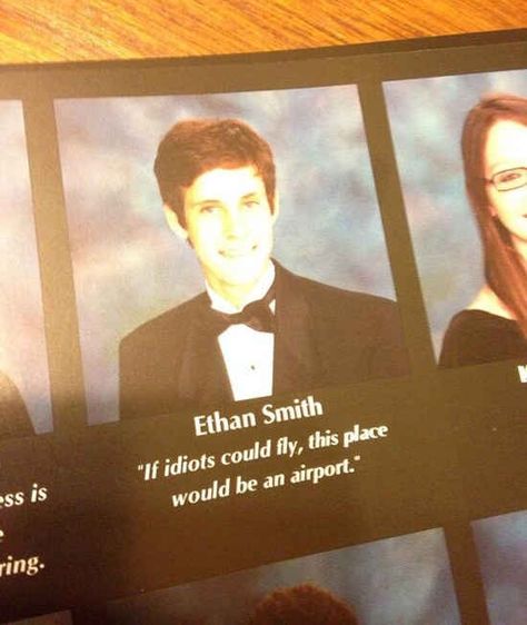 Can I actually post this somewhere? LOL The Pilot Quote: | The 38 Absolute Best Yearbook Quotes From The Class Of 2014 Eminem, Humour, High School, Funny Yearbook Quotes, Funny Yearbook, Pilot Quotes, Best Yearbook Quotes, Yearbook Quotes, Senior Quotes Funny