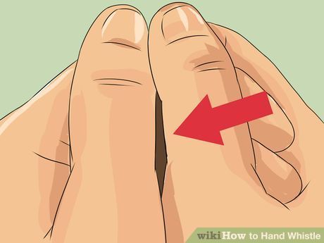 Image titled Hand Whistle Step 5 Diy, Life Hacks, Ideas, How To Whistle Loud, How To Wistle, Hand Tricks, Whistle With Fingers, Hands Tutorial, Whistle