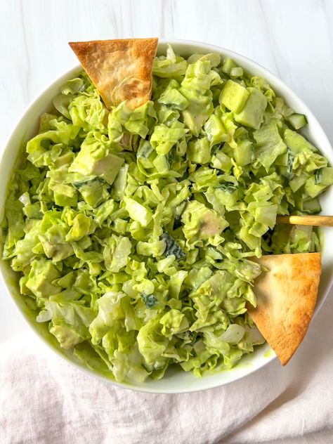 Ideas, Healthy Recipes, Iceberg Lettuce Salad, Green Goddess Salad Recipe, Iceberg Salad, Iceberg Lettuce Recipes, Iceberg Lettuce Salad Recipes, Iceberg Lettuce, Green Salad