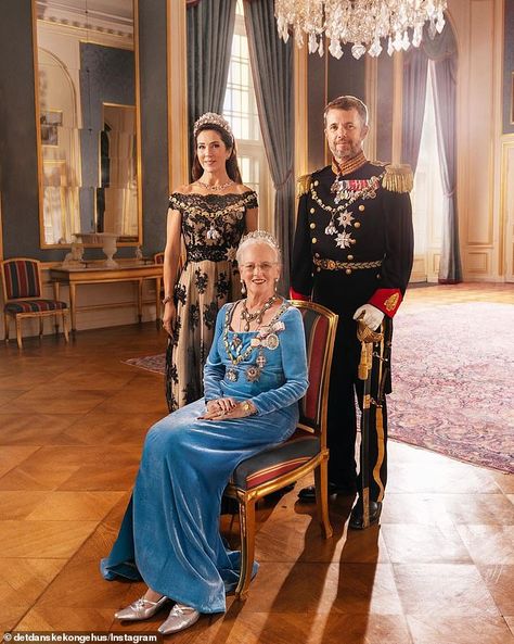 Strange detail spotted in official Princess Mary portrait | Daily Mail Online Danish Royalty, Instagram, Dansk, Hobart, European Royalty, Queen Margrethe Ii, Queen Mary, Denmark, Danish Royal Family