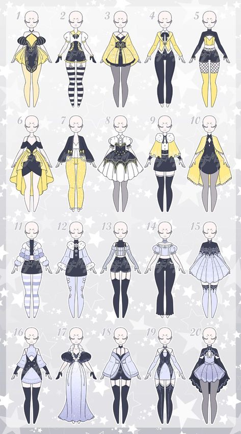 Outfit Adoptable Batch 123 - Open by minty-mango on DeviantArt in 2022 | Dress design sketches, Fashion design drawings, Drawing anime clothes Character Design, Clothes, Character Outfits, Anime Inspired Outfits, Character Design Inspiration, Anime Outfits, Oc, Clothes Design, Anime Dress