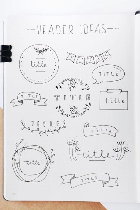 The ultimate collection of bullet journal header and title ideas for inspiration! #bulletjournal #bujoheader #bujoideas Bullet Journal Title Fonts, Journal Themes, Journal Fonts, Bullet Journal Lettering Ideas, Bullet Journal Title Page, Planner, Bullet Journal Titles, Bullet Journal Headings, Bullet Journal Headers