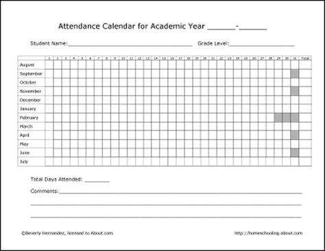 Free Printable Homeschool Record Keeping Forms: Attendance Form Parents, Pre K, Student Attendance, Homeschool Attendance Records, Parenting, Homeschool Support, Homeschool High School, Parenting Magazine, Homeschool Attendance