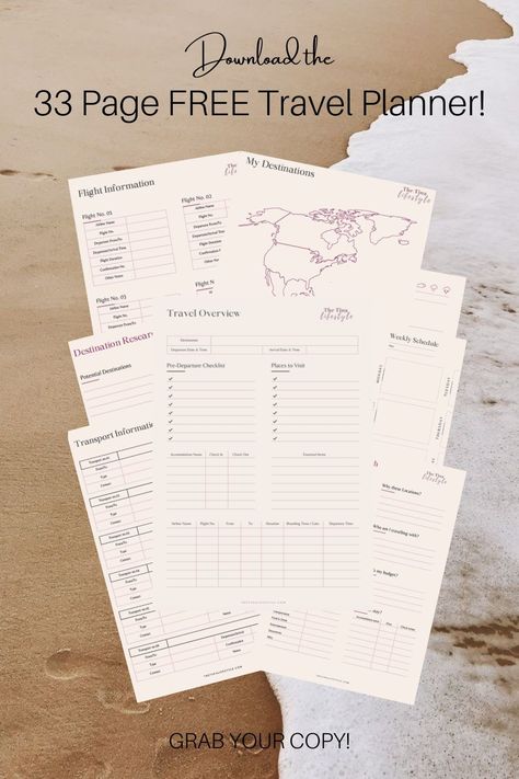 Ideas, Travel Packing, Planners, Camping, Travel Planner, Vacation Planner, Weekly Planner Free, Itinerary Planner, Trip Planning