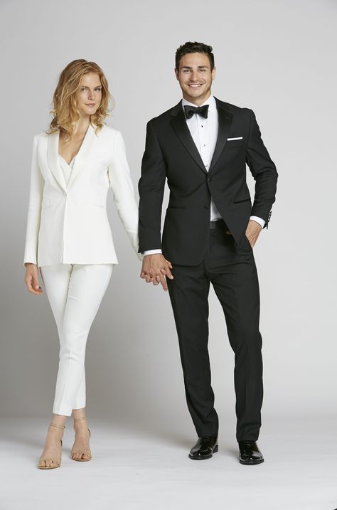 Women's Wedding Suit in White| The Groomsman Suit Suits, Wedding Suits, Groomsmen Suits, Groom Attire, Womens Suits Wedding, Suits For Women, Women Suits Wedding, Wedding Pantsuit, White Wedding Suit