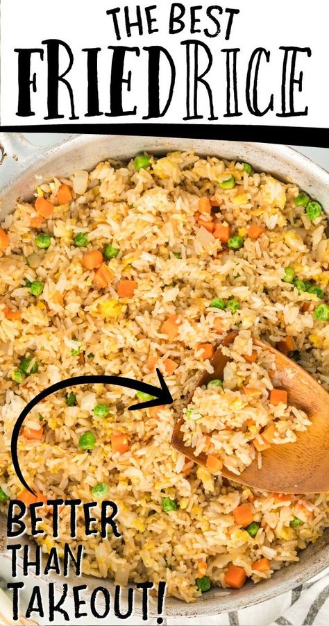 Side Dishes, Healthy Recipes, Fried Rice, Pasta, Rice Dishes, Quick And Easy Fried Rice Recipe, Fried Rice Recipe Easy, Fried Rice Recipe, Rice Side Dishes