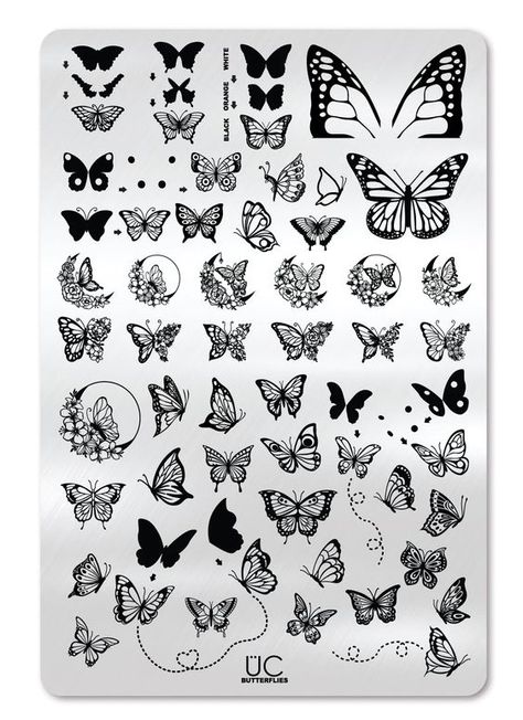 "Endless creativity at my fingertips Nail Art Designs, Art Deco, Art, Butterfly Design, Nail Stamping Plates, Stamp, Butterfly Nail, Stamping Plates, Pattern