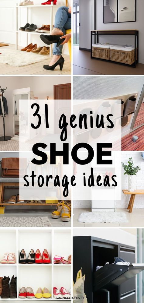 Garages, Home Décor, Home, Diy, Shoe Storage By Front Door, Shoe Storage In Garage, Shoe Storage By Door, Shoe Storage In Small Closet, Home Made Shoe Rack Ideas