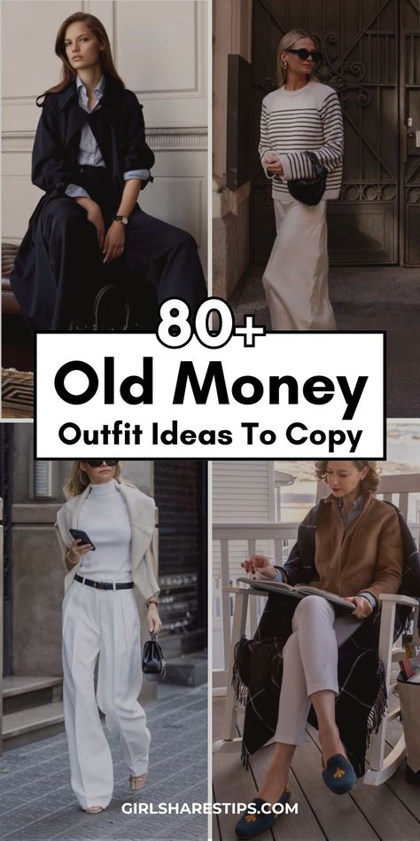 80+ Old Money Aesthetic Outfits [2024]: How To Look Like Old Money Outfits, Casual, Casual Chic, Casual Night Out Outfit Winter, Casual Night Out Outfit, Casual Date Night Outfit, Casual Date Outfits, Chic Street Styles, Work Casual