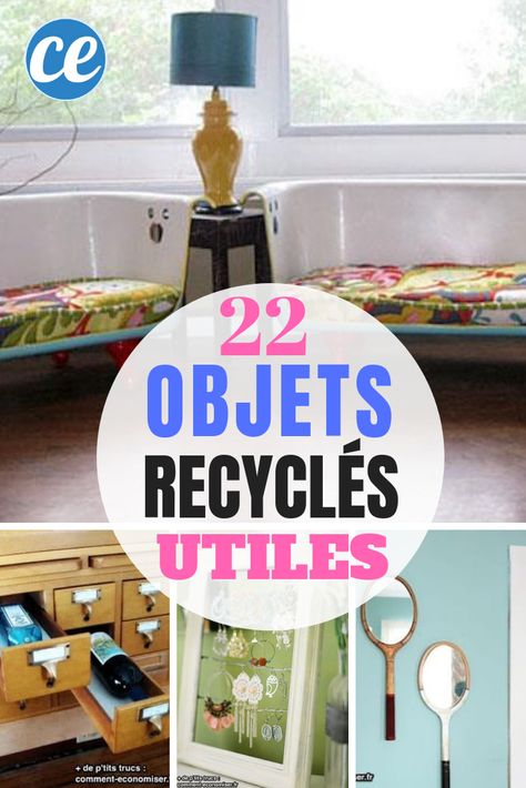 Upcycling, Home Décor, Recycling, Diy, Design, Ideas, Upcycled Furniture, Vintage, Art Deco