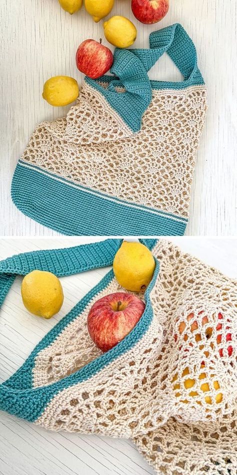 Amigurumi Patterns, Crochet Grocery Bag, Crochet Market Bag, Crochet Tote, Bag Pattern Free, Bag Pattern, Crochet Bag Pattern Free, Purse Patterns, Crochet Bag