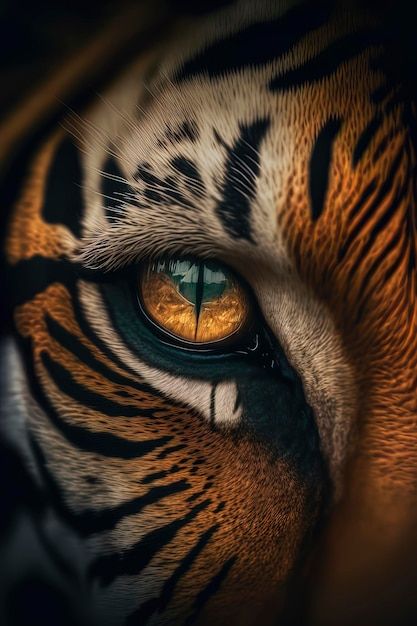 Eye of the tiger | Premium Photo #Freepik #photo #tiger #wild #nature-animal #wildlife Tiger Photography, Wild Tiger, Tiger Pictures, Animal Photography Wildlife, Tiger Images, Majestic Animals, Tiger Tiger, Tiger, Wild Animals Photography