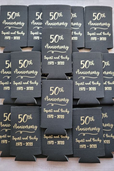 Wedding, Party Favours, Skinny, Anniversary, 50th, Wedding Anniversary, Party, 50 Years Anniversary, Golden Wedding