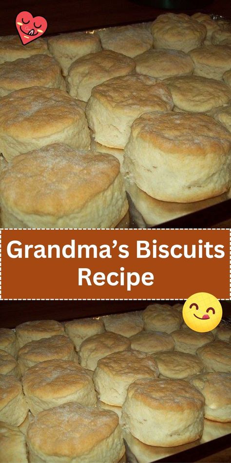 A cherished family recipe for soft, flaky biscuits. These homemade biscuits are often made with simple ingredients like flour, baking powder, and butter, and are perfect for breakfast or as a side. Biscuits, Homemade Biscuits Recipe, Homemade Biscuits From Scratch, Grandma's Biscuit Recipe, Homemade Bread Easy, Best Biscuit Recipe, Easy Biscuit Recipe 3 Ingredients, Homemade Biscuits, Best Homemade Biscuits