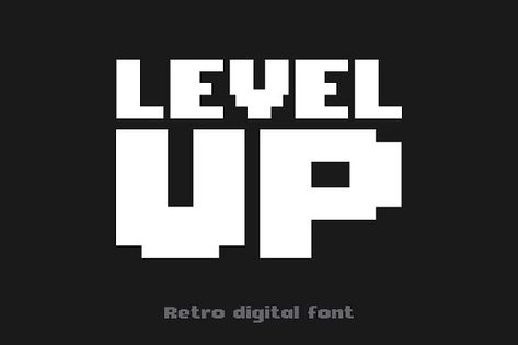 20 Unique Pixel Fonts to Bring the 80s Back , #sponsored, #Pixel#Unique#Bring#Fonts #affiliate Retro, Pixel Art, Design, All Caps Font, Web Font, Game Font, Fonts Design, Pixel Font, Typography Fonts