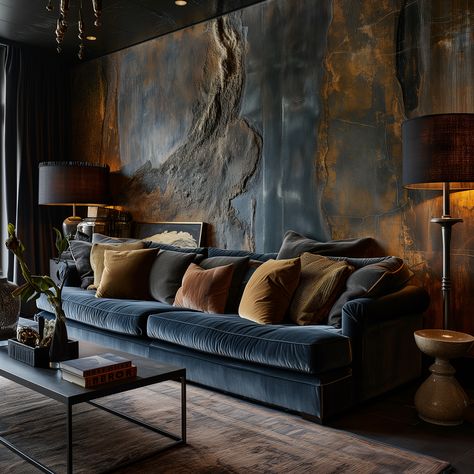 44 Dark Living Room Ideas: Embracing Elegance & Drama Decoration, Sofas, Inspiration, Design, Interior Design, Home Décor, Interior, Home Interior Design, Moody Home Decor